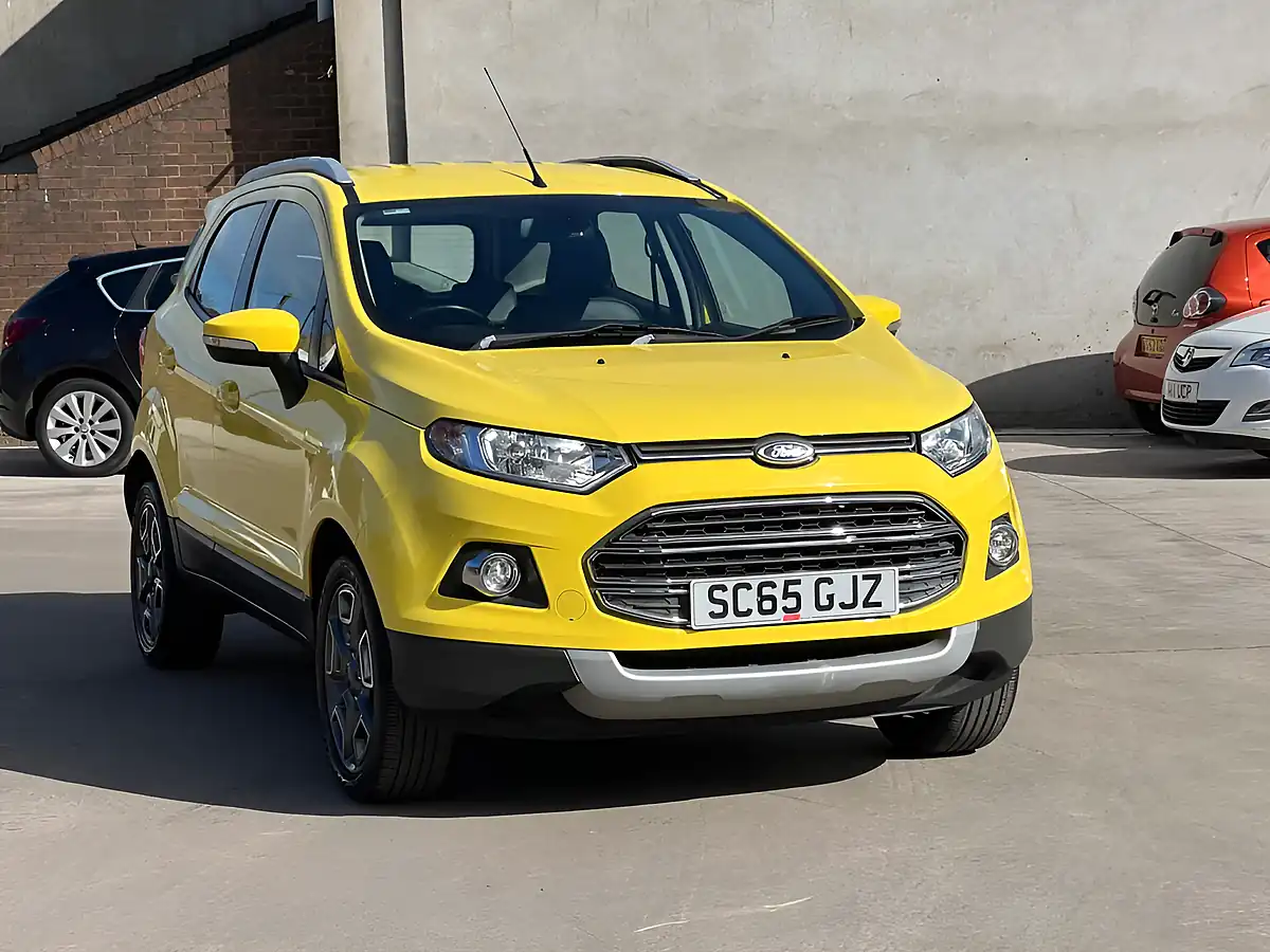 Used 2016 Ford Ecosport Titanium Yellow - Front View