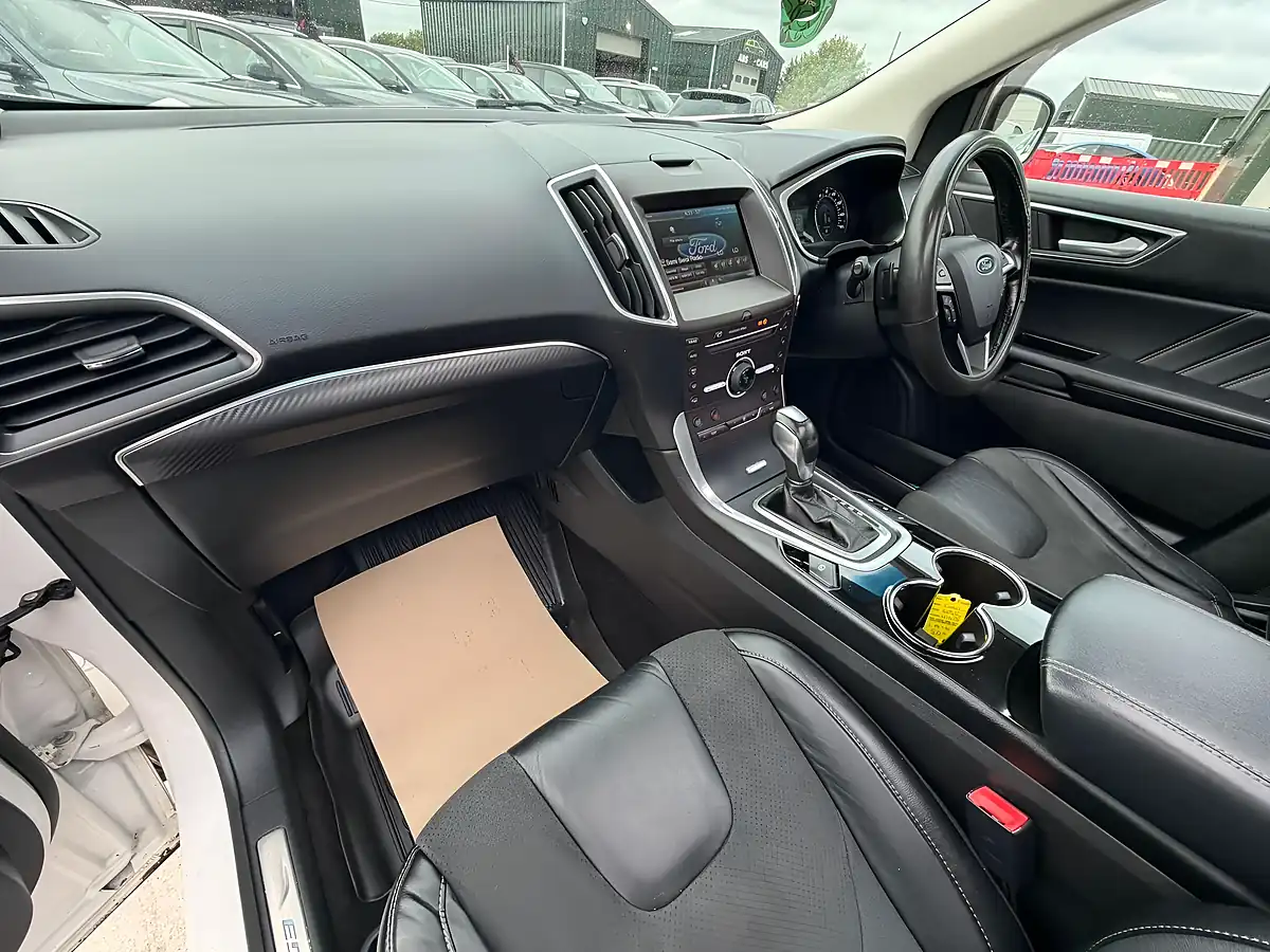 Used 2016 Ford Edge Sport White - Interior and Exterior details 13