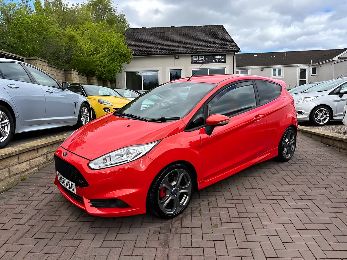 Used 2016 Ford Fiesta ST-2 Molten Orange - Front View