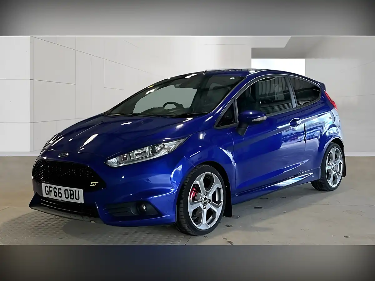 Used 2016 Ford Fiesta ST-3 Blue - Front View