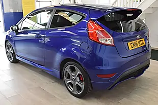 Used 2016 Ford Fiesta ST-3 Blue - Interior and Exterior details 4