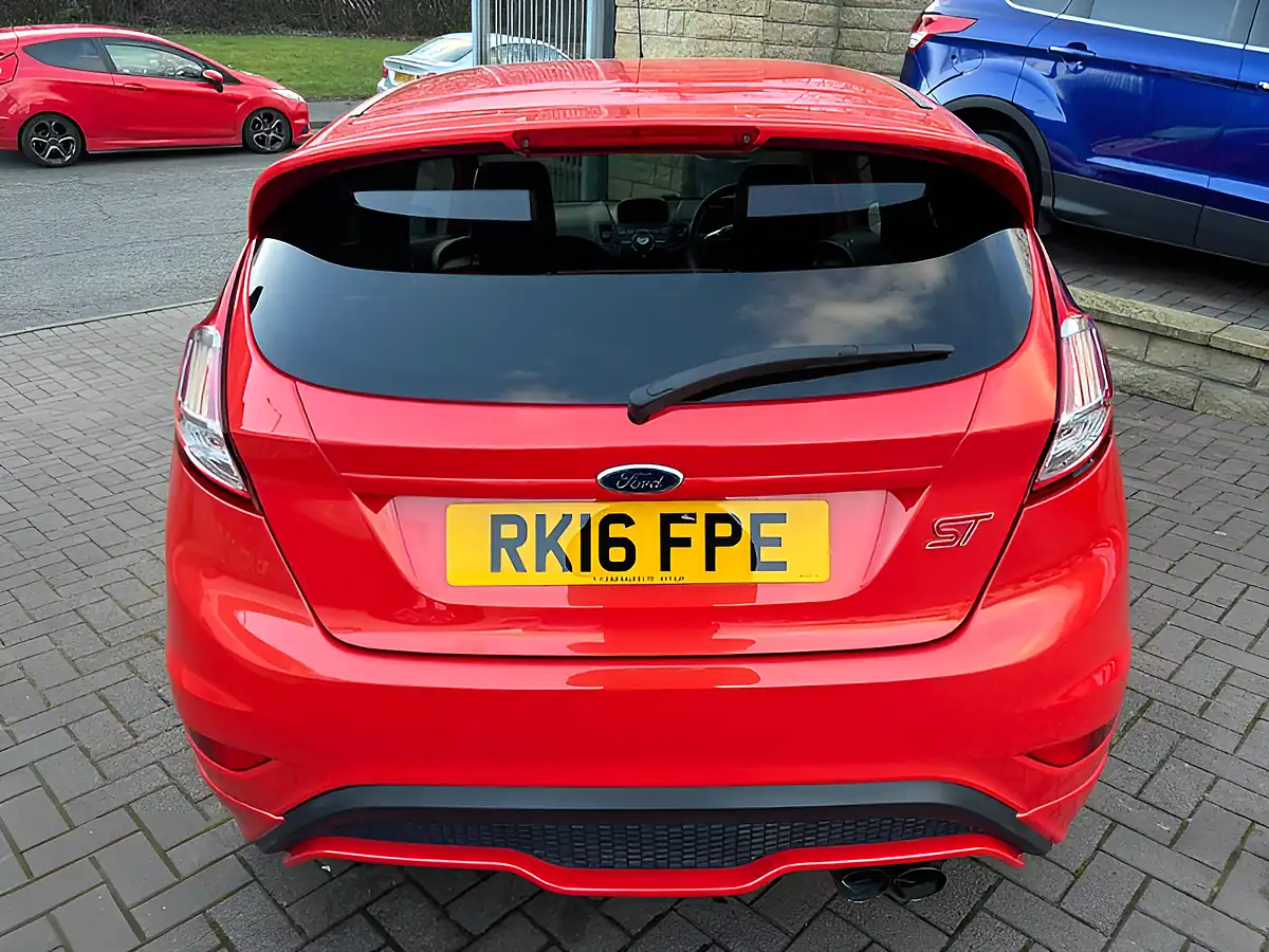 Used 2016 Ford Fiesta ST-3 Orange - Interior and Exterior details 8