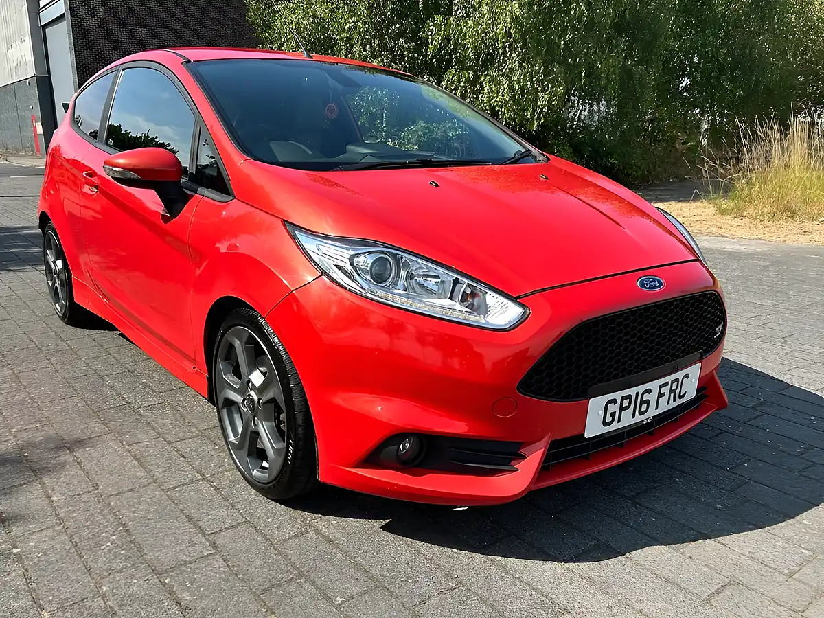 Used 2016 Ford Fiesta ST-3 Orange - Front View