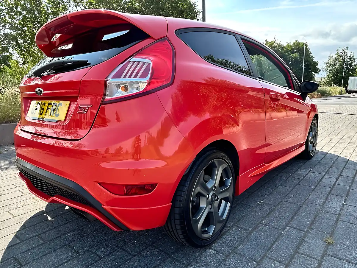 Used 2016 Ford Fiesta ST-3 Orange - Interior and Exterior details 11