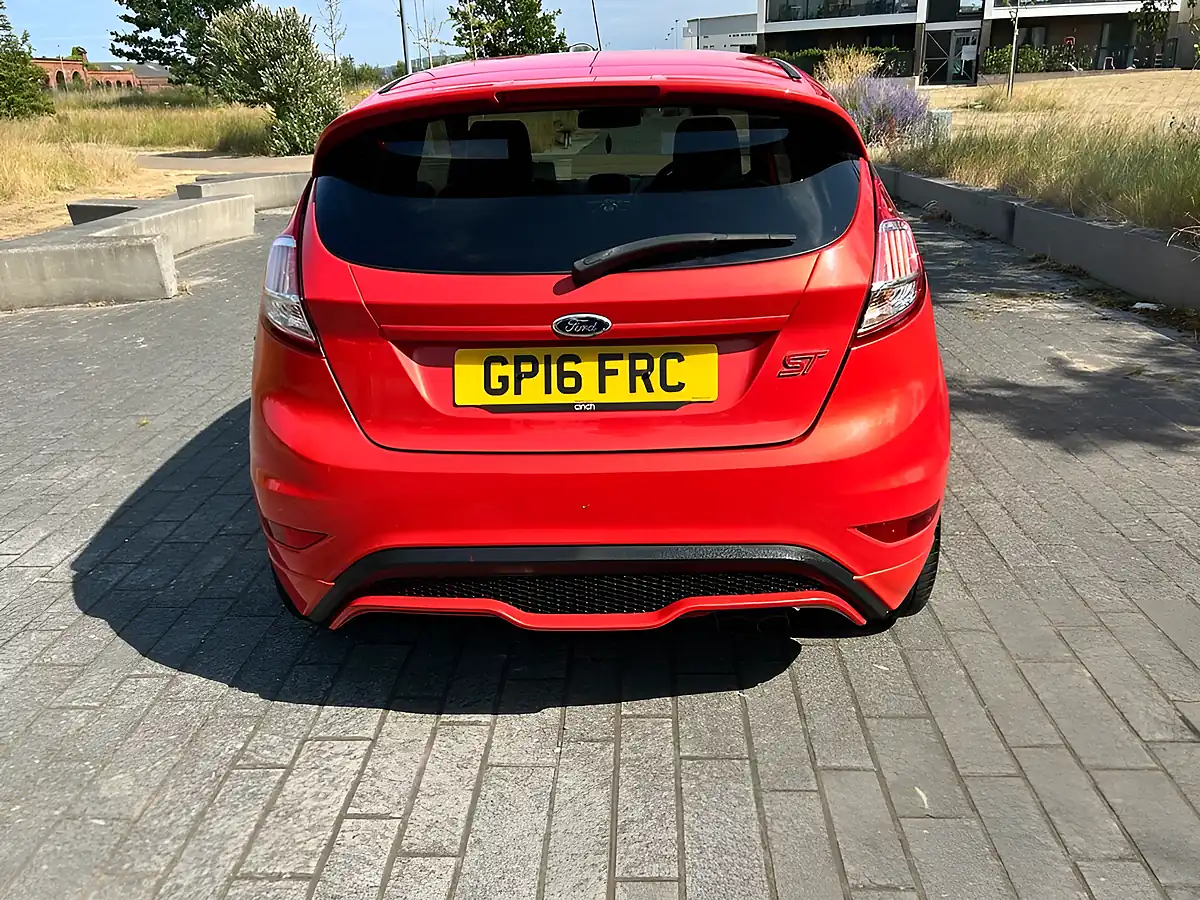 Used 2016 Ford Fiesta ST-3 Orange - Interior and Exterior details 8