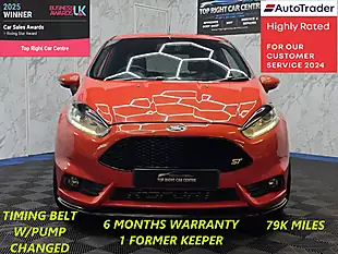 Used 2016 Ford Fiesta ST-3 Orange - Interior and Exterior details 3