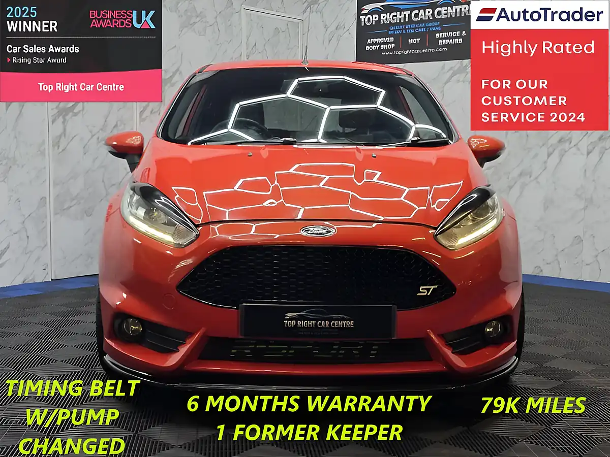 Used 2016 Ford Fiesta ST-3 Orange - Interior and Exterior details 3