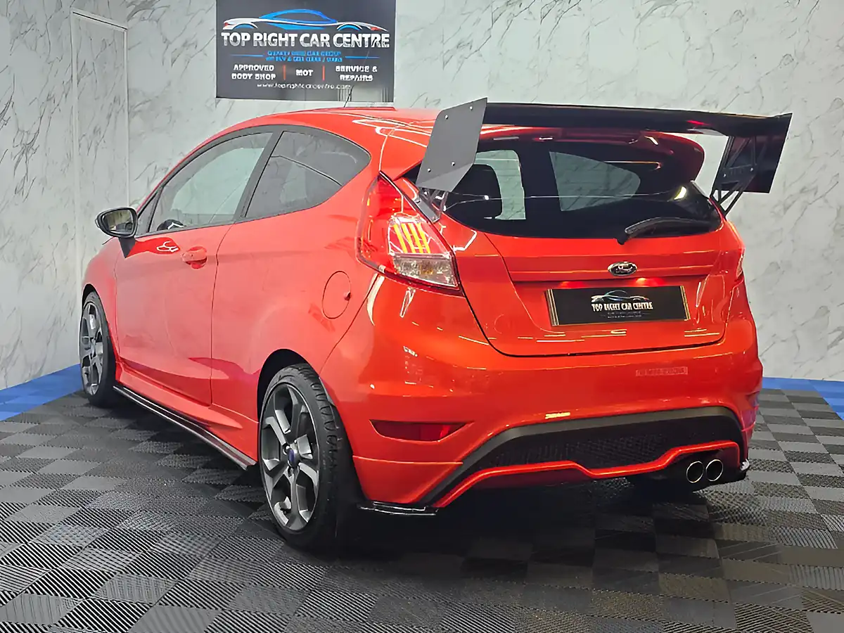 Used 2016 Ford Fiesta ST-3 Orange - Interior and Exterior details 7