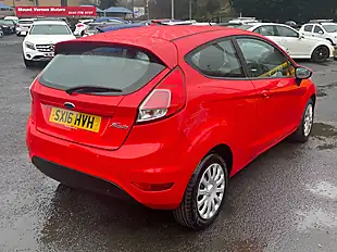 Used 2016 Ford Fiesta Style Red - Interior and Exterior details 8