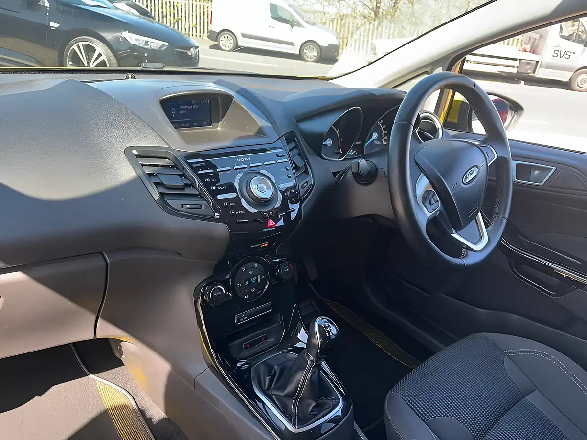 Used 2016 Ford Fiesta Titanium Yellow - Interior and Exterior details 13