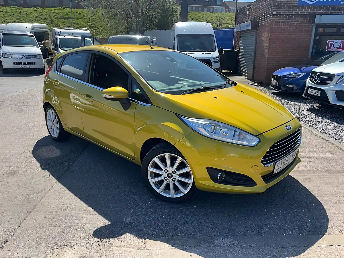 Used 2016 Ford Fiesta Titanium Yellow - Interior and Exterior details 2