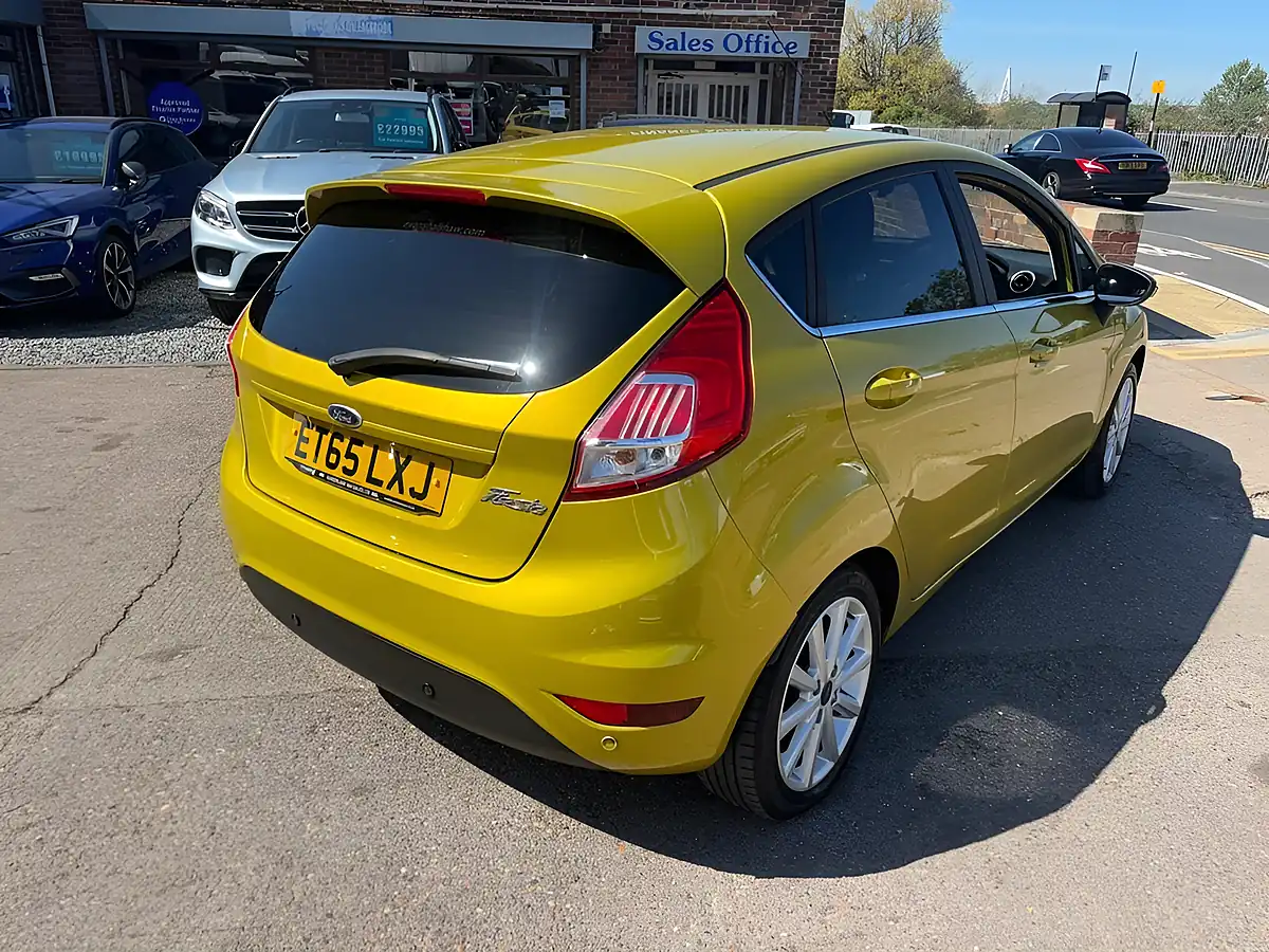 Used 2016 Ford Fiesta Titanium Yellow - Interior and Exterior details 3