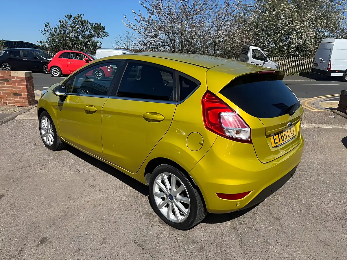 Used 2016 Ford Fiesta Titanium Yellow - Interior and Exterior details 4