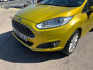Used 2016 Ford Fiesta Titanium Yellow - Interior and Exterior details 6