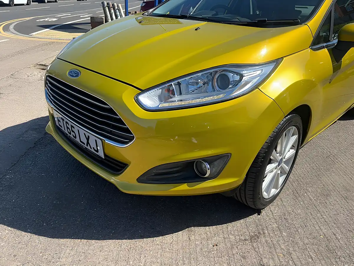 Used 2016 Ford Fiesta Titanium Yellow - Interior and Exterior details 6