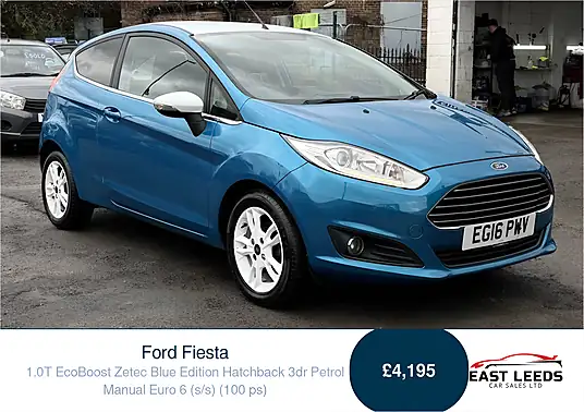 2016 Ford Fiesta 1.0T EcoBoost Zetec Blue Edition