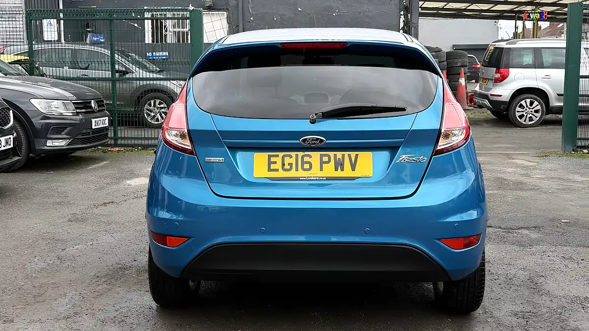 Used 2016 Ford Fiesta Zetec Blue Edition Candy Blue - Interior and Exterior details 4