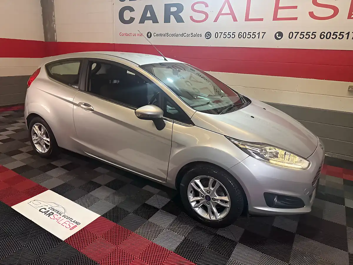 Used 2016 Ford Fiesta Zetec Silver - Front View