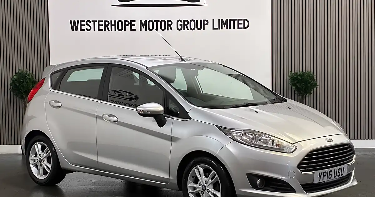 Used 2016 Ford Fiesta Zetec Silver - Front View