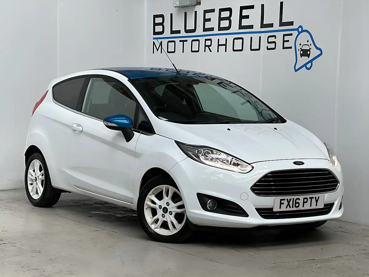 Used 2016 Ford Fiesta Zetec White Edition White - Front View