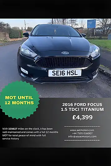 2016 Ford Focus Titanium 1.5 TDCi
