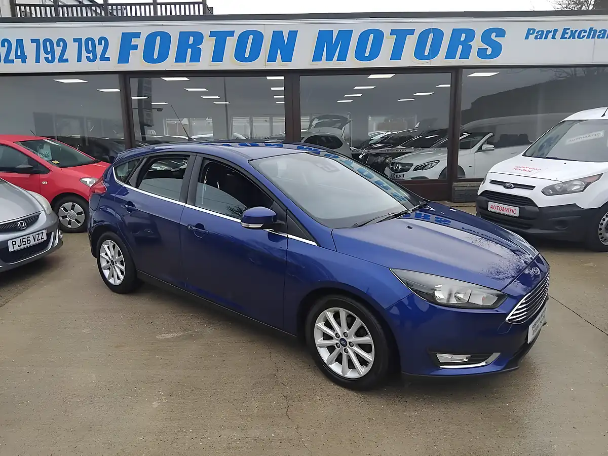 Used 2016 Ford Focus Titanium One Blue - Front View