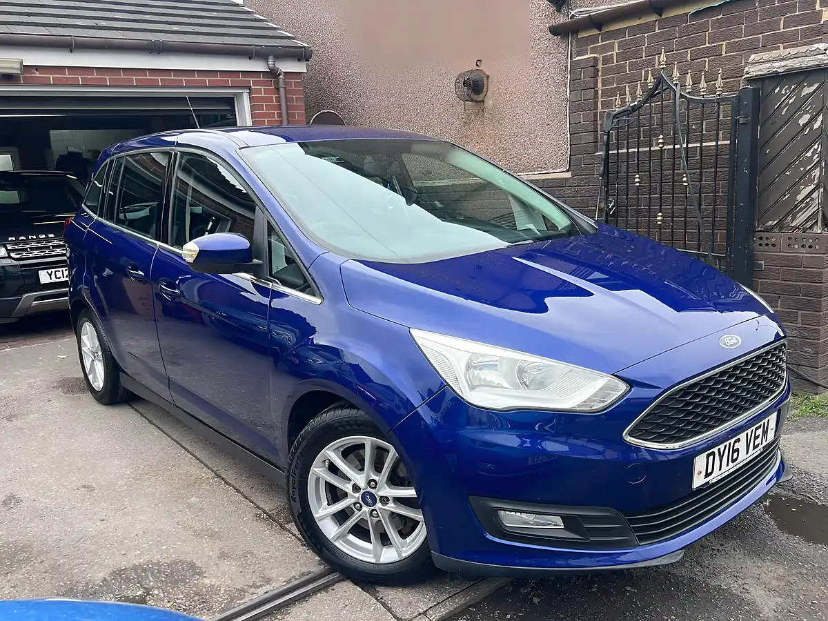 Used 2016 Ford Grand C Max Titanium Ocean Blue Metallic - Front View