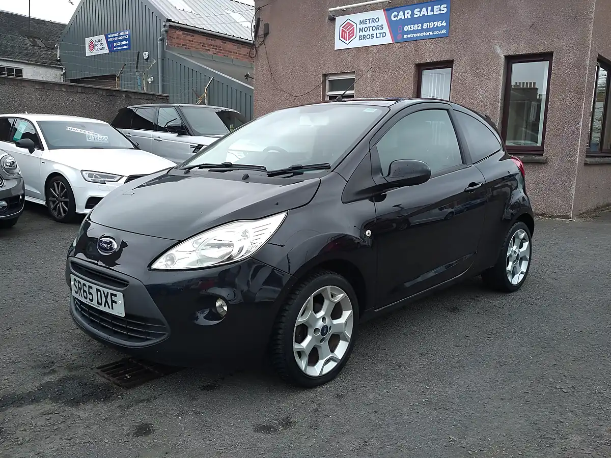 Used 2016 Ford Ka Zetec Black - Front View