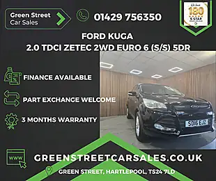 Used 2016 Ford Kuga Zetec Black - Interior and Exterior details 2