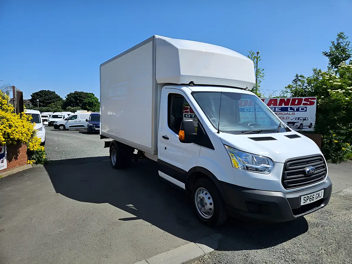 Used 2016 Ford Transit 350 Lwb Luton White - Front View