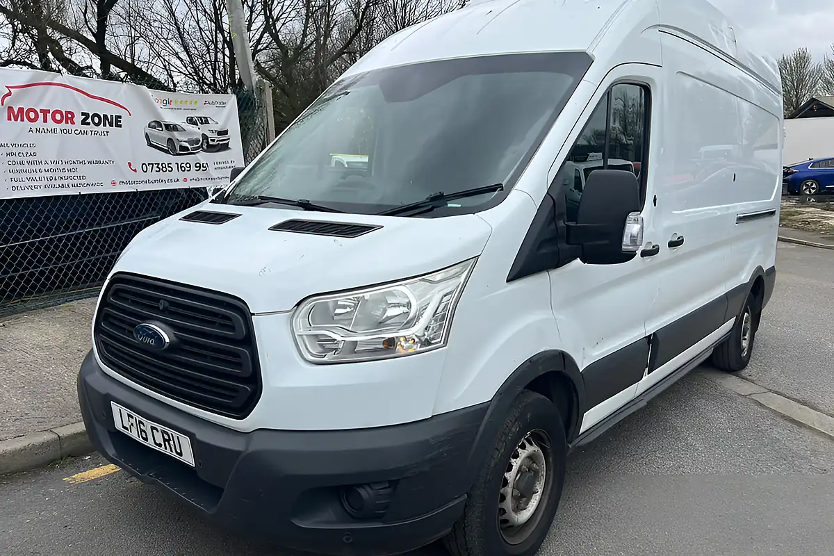Used 2016 Ford Transit 350 RWD L3 H3 White - Front View