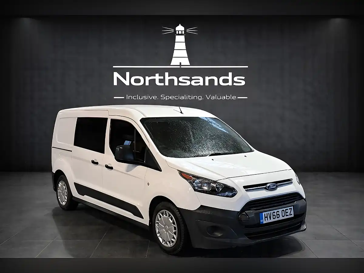 Used 2016 Ford Transit Connect 230 L2 H1 White - Front View