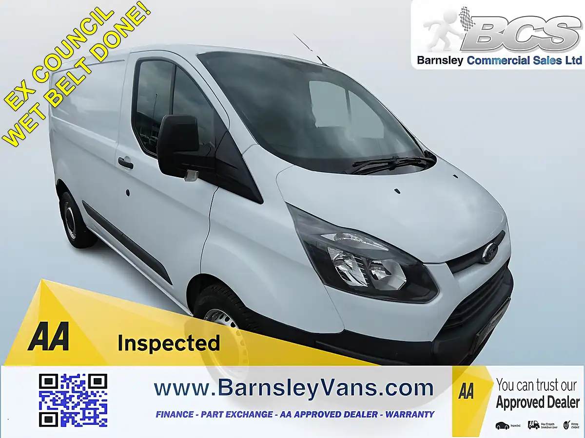 Used 2016 Ford Transit Custom L1H1 Swb Ex Council White - Front View