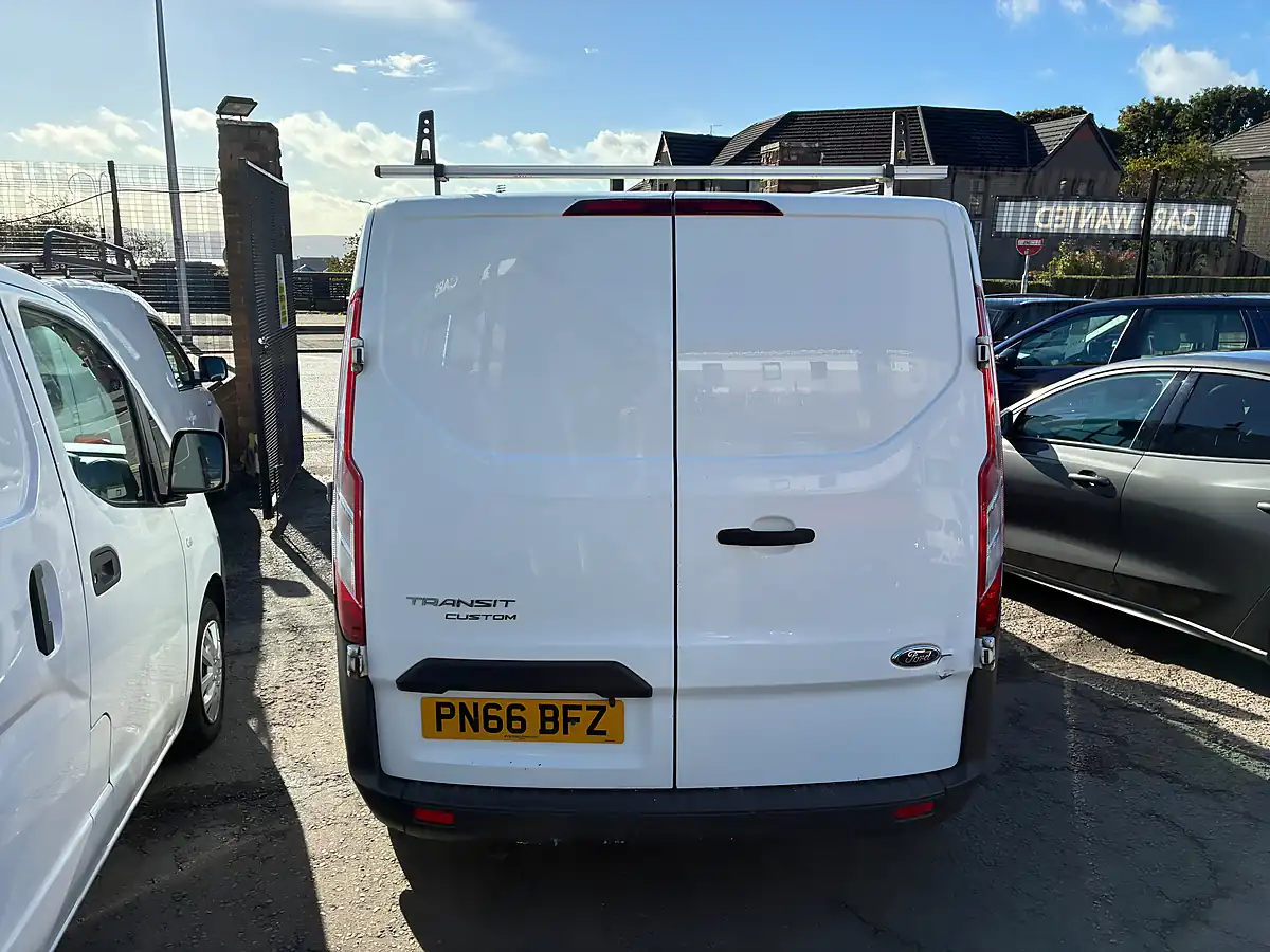 Used 2016 Ford Transit Custom Panel Van White - Interior and Exterior details 4