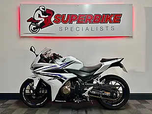 Used 2016 Honda CBR500R Super Sports White - Interior and Exterior details 12