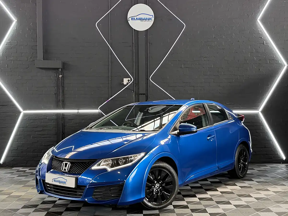 Used 2016 Honda Civic S Blue - Front View