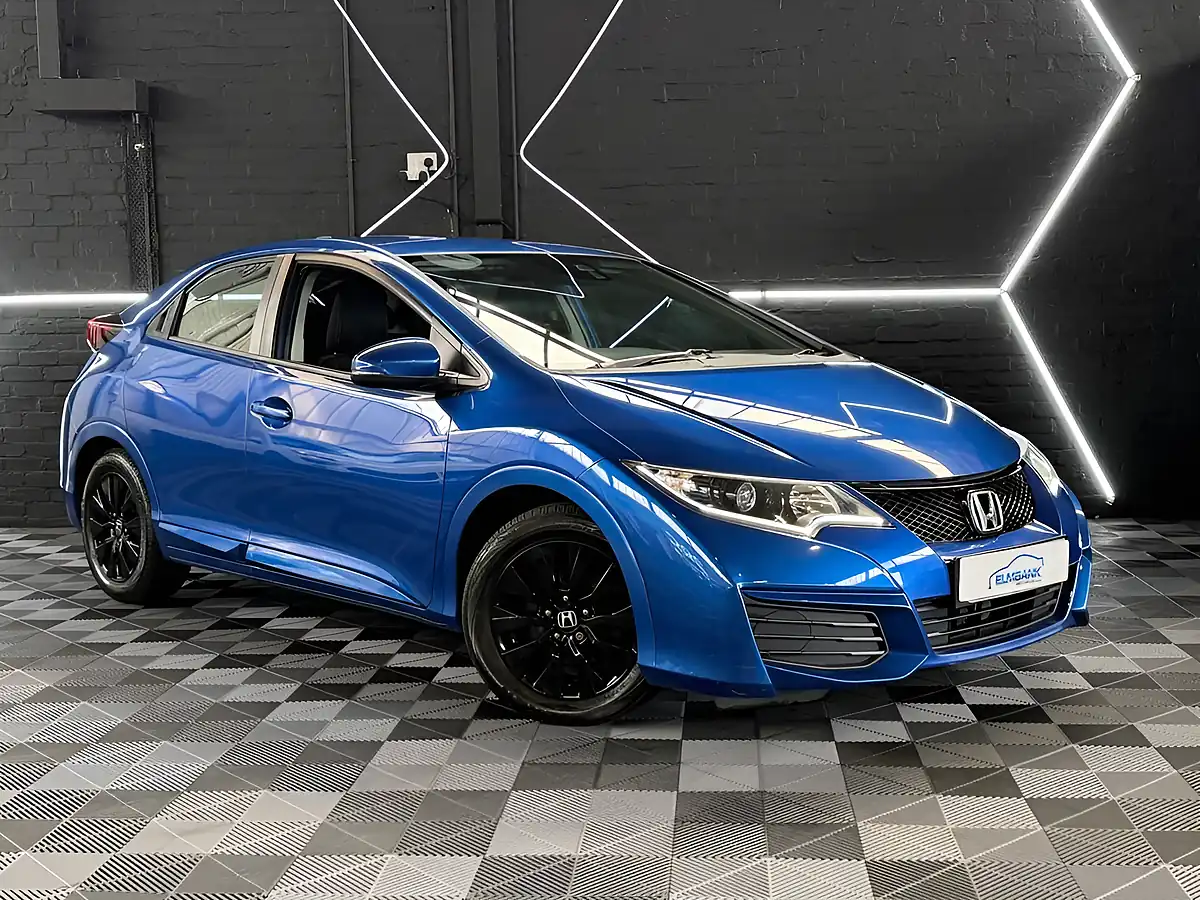 Used 2016 Honda Civic S Blue - Interior and Exterior details 14