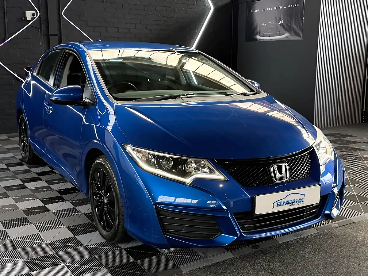Used 2016 Honda Civic S Blue - Interior and Exterior details 16