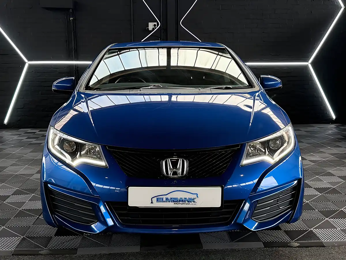 Used 2016 Honda Civic S Blue - Interior and Exterior details 17