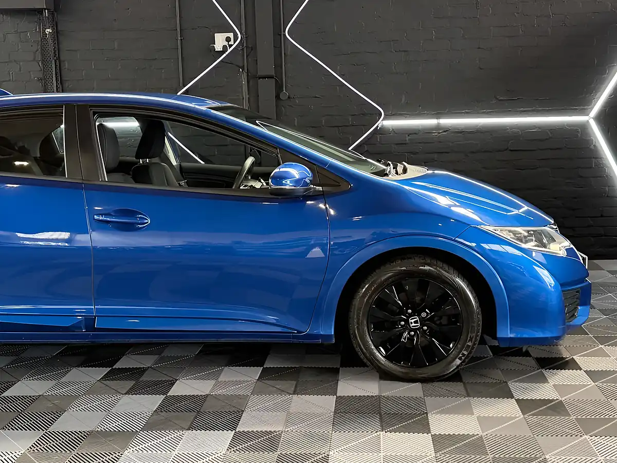Used 2016 Honda Civic S Blue - Interior and Exterior details 18