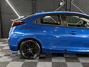 Used 2016 Honda Civic S Blue - Interior and Exterior details 19