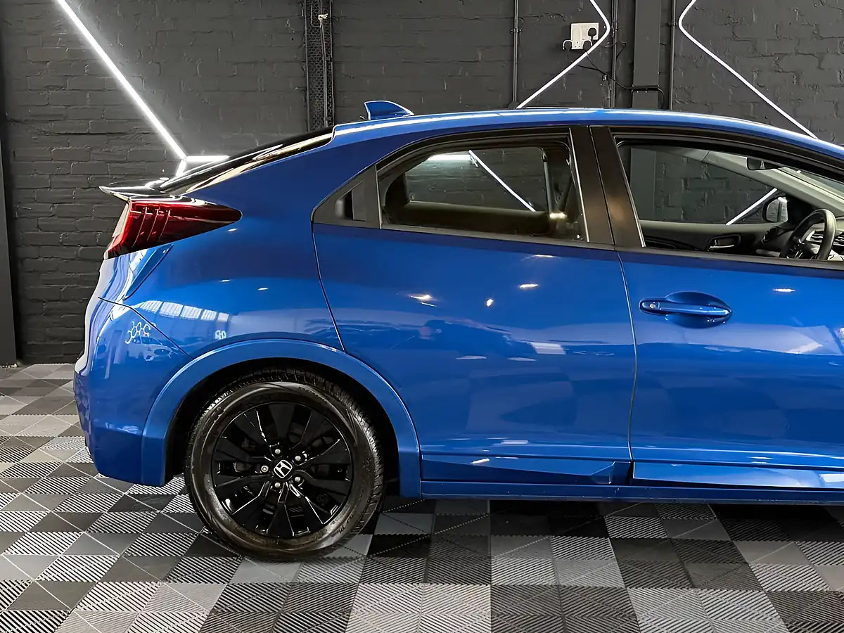 Used 2016 Honda Civic S Blue - Interior and Exterior details 19