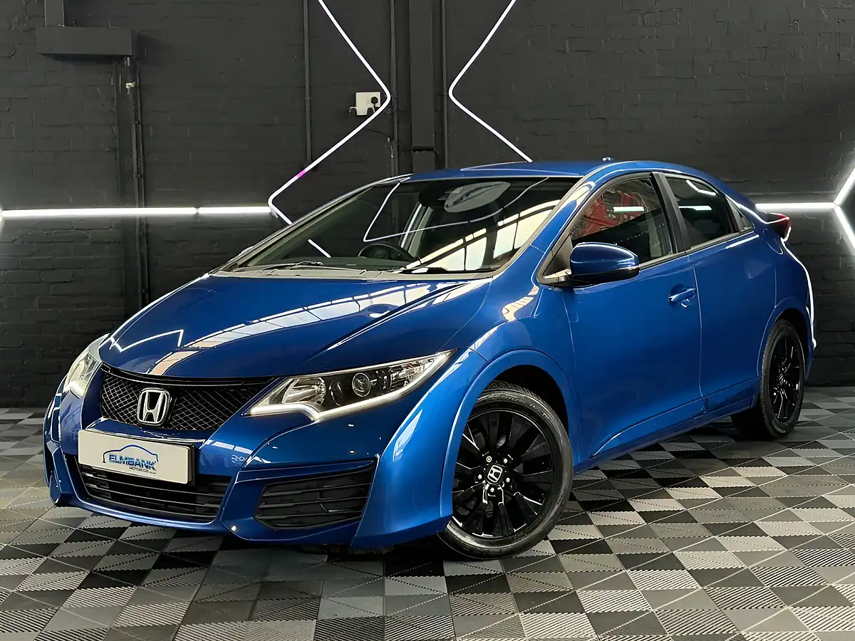 Used 2016 Honda Civic S Blue - Interior and Exterior details 2
