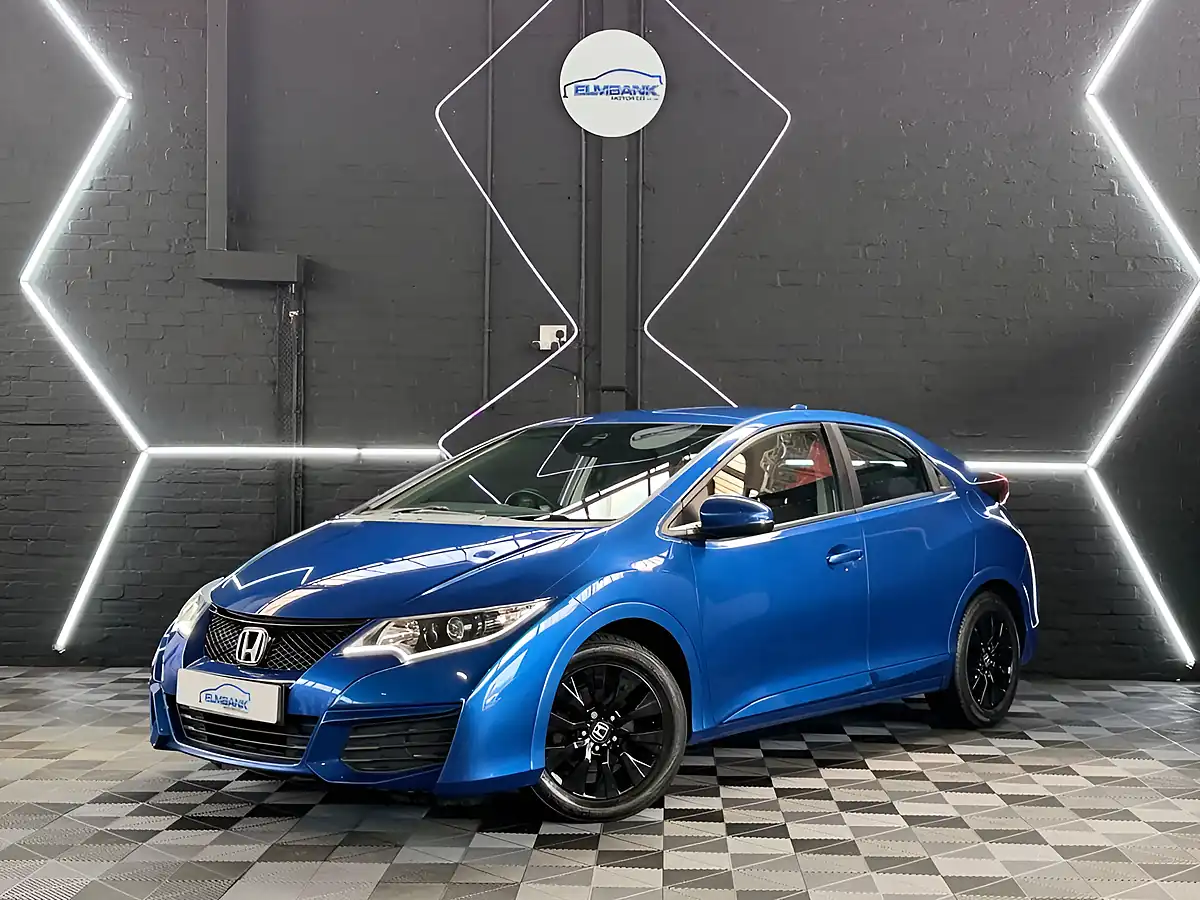 Used 2016 Honda Civic S Blue - Interior and Exterior details 3