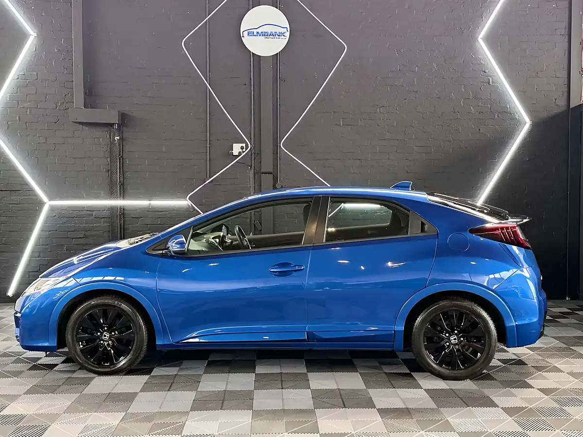Used 2016 Honda Civic S Blue - Interior and Exterior details 4
