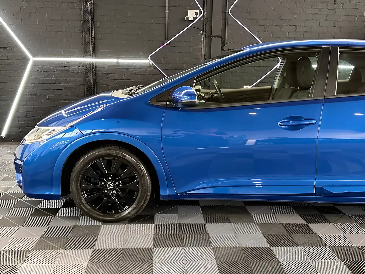 Used 2016 Honda Civic S Blue - Interior and Exterior details 5