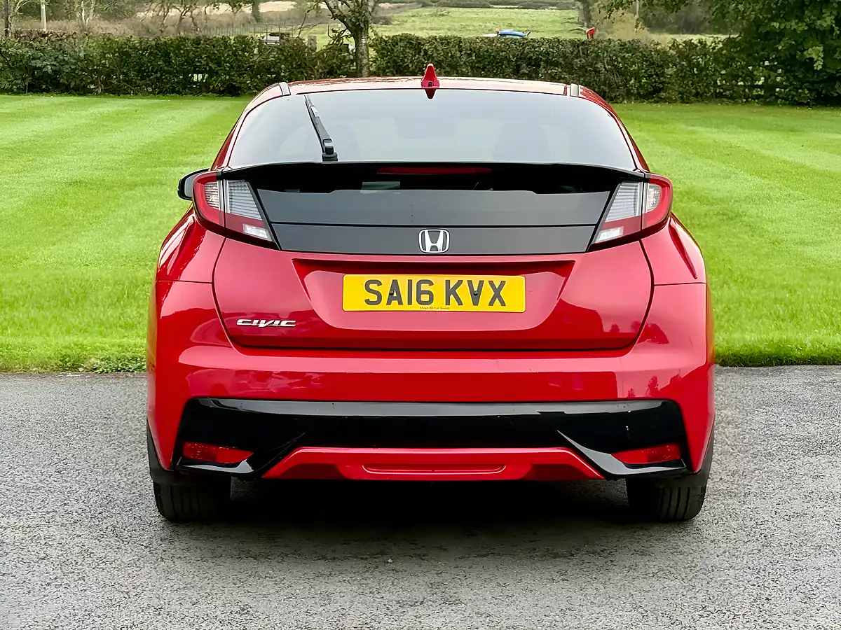 Used 2016 Honda Civic S Red - Interior and Exterior details 19