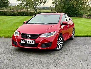 Used 2016 Honda Civic S Red - Interior and Exterior details 3