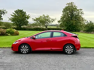 Used 2016 Honda Civic S Red - Interior and Exterior details 6