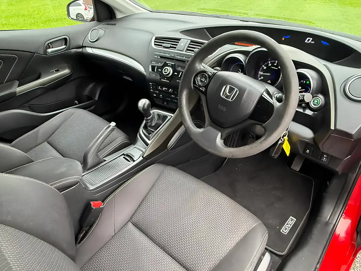 Used 2016 Honda Civic S Red - Interior and Exterior details 8